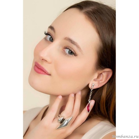 Серьги Ciclon, Laguna negra, с муранским стеклом, CN-241605 коричневый