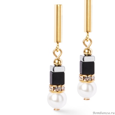 Серьги Coeur de Lion, Black, 4354/21-1300 Серьги Coeur de Lion, Black, 4354/21-1300