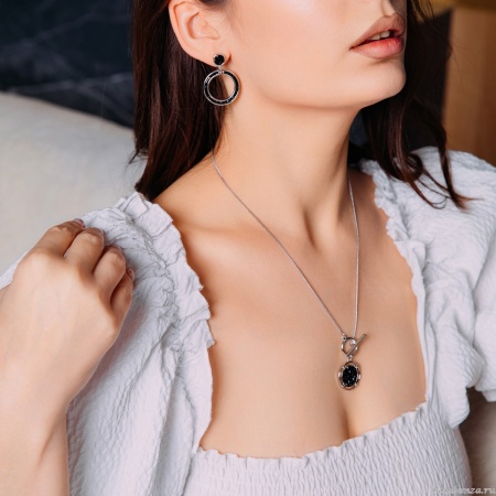 Колье Fiore Luna, Jet