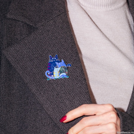 Брошь Shadore, Котики