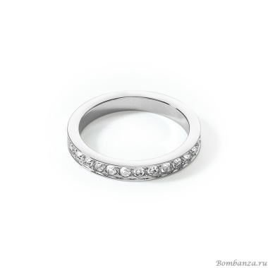 Кольцо Coeur de Lion, Crystal-Silver, 0127/40-1817 56 Кольцо Coeur de Lion, Crystal-Silver, 0127/40-1817 56