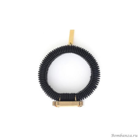 Браслет Nature Bijoux, Salamandra, стрейч, с перламутром и кокосом, NB25.1-13-44121 черный