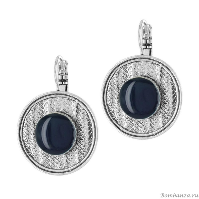 Серьги TARATATA, Ceramik, с цветной смолой, TT-W23-06784-104 синий Серьги TARATATA, Ceramik, с цветной смолой, TT-W23-06784-104 синий