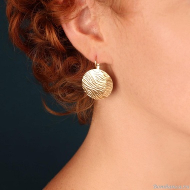 Серьги TARATATA, Instinct, металл, TT-H25-10780-20D золотистый Серьги TARATATA, Instinct, металл, TT-H25-10780-20D золотистый