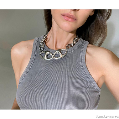 Колье Ciclon, Alai, металл, CN-251803 серебристый