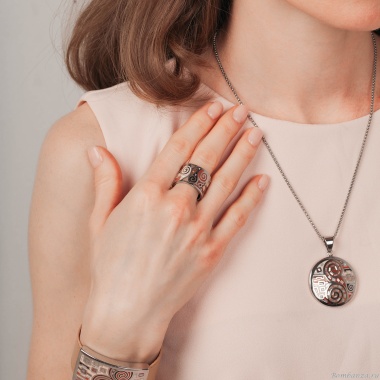 Кольцо Fiore Luna,, KR01235-14/8 R/S