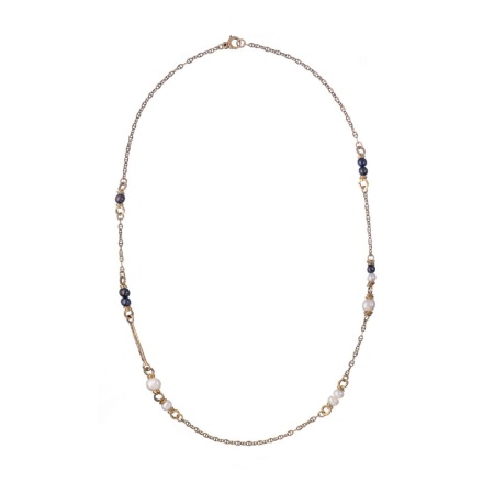 Колье Alcozer&J, с жемчугом, AL-C48PP24-R золотистый