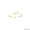 Браслет Franck Herval, Suzane, агат, жад, стеклянные бусины, Swarovski, FH25.1-13-72964 золотистый Браслет Franck Herval, Suzane, агат, жад, стеклянные бусины, Swarovski, FH25.1-13-72964 золотистый