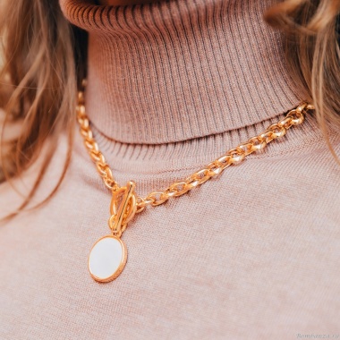 Колье Fiore Luna, Bella White Shell