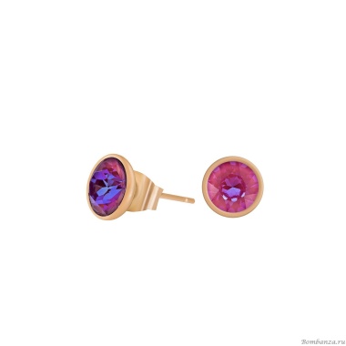 Пусеты Fiore Luna, Lotus Pink Delite