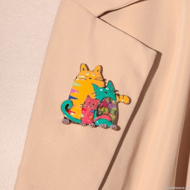 Брошь Shadore, Котики