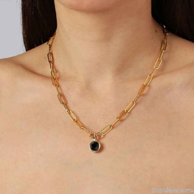 Колье Dyrberg Kern, LISANNA SG BLACK, 450089 Колье Dyrberg Kern, LISANNA SG BLACK, 450089