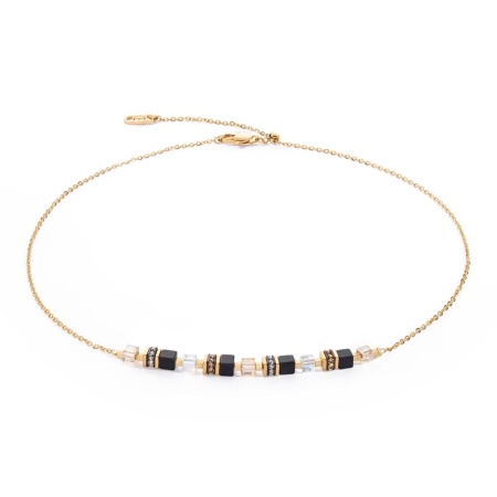 Колье Coeur de Lion, Black-Gold, 5076/10-1316