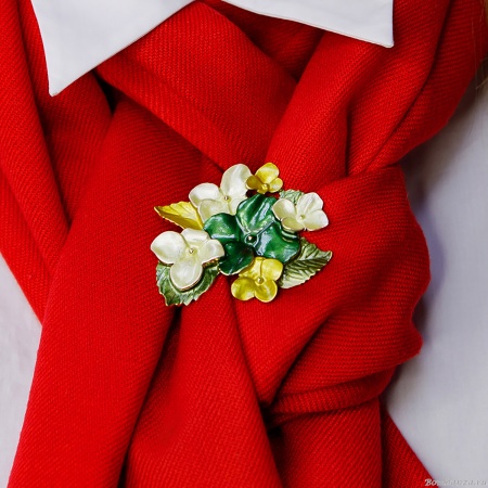 Брошь Shadore, Фиалки