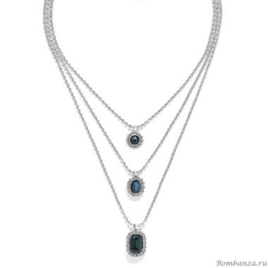 Колье ORI TAO, Azzurra, с кристаллами, OT24.1-15-31702 синий