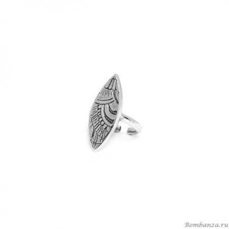 Кольцо Ori Tao, Mandala, разъемное, с гравировкой, OT21.2-19-29791 серебристый