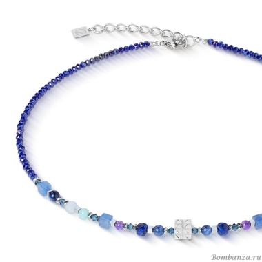 Колье Coeur de Lion, Blue, 4347/10-0700 Колье Coeur de Lion, Blue, 4347/10-0700