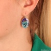Серьги TARATATA, Tootoo, асимметричные, со смолой и блестками, TT-W23-10779-10M серебристый Серьги TARATATA, Tootoo, асимметричные, со смолой и блестками, TT-W23-10779-10M серебристый