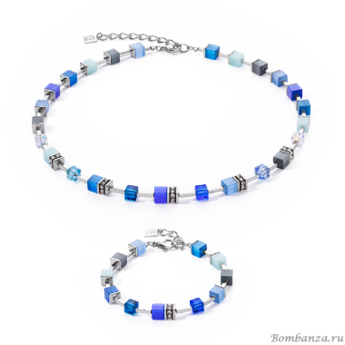 Колье Coeur de Lion, Blue, 2700/10-0700 Колье Coeur de Lion, Blue, 2700/10-0700