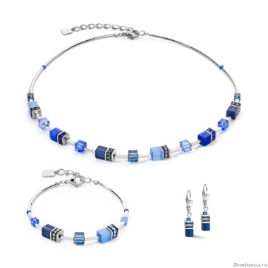 Колье Coeur de Lion, Blue, 2800/10-0700 Колье Coeur de Lion, Blue, 2800/10-0700