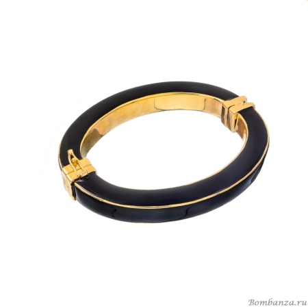 Браслет Francesca Bianchi, кафф, с эмалью, FB25.2-BF6 черный, 6см