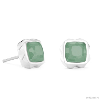 Серьги Coeur de Lion, Green-Silver, 1200/21-0517 Серьги Coeur de Lion, Green-Silver, 1200/21-0517