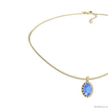 Колье Qudo, TIVOLA UNICA big (G/P) Royal blue delite 3cm, 420684 Колье Qudo, TIVOLA UNICA big (G/P) Royal blue delite 3cm, 420684