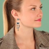 Серьги TARATATA, Baker street, асимметричные,смола,бусины,стразы, TT-W23-02917-104 синий Серьги TARATATA, Baker street, асимметричные,смола,бусины,стразы, TT-W23-02917-104 синий