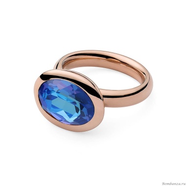 Кольцо Qudo, Tivola Royal Blue Delite 17.2 мм 651004 BL/RG Кольцо Qudo, Tivola Royal Blue Delite 17.2 мм 651004 BL/RG