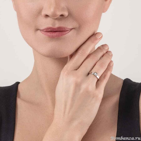 Кольцо Coeur de Lion, Crystal-Silver, 0501/40-1817 52