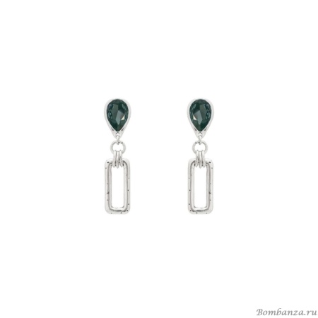 Серьги VIDDA, Mermaid, с кристаллом Swarovski, VD25.1-02066 зеленый