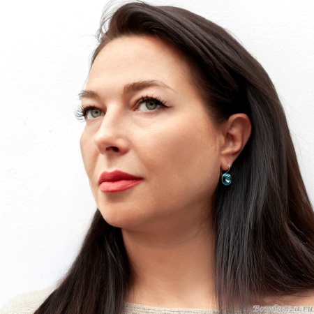 Серьги Fiore Luna, Aquamarine, A1903.M22 BL/S