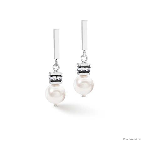 Серьги Coeur de Lion, White-Silver, 4081/21-1417. Германия