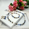 Комплект Coeur de Lion, Blue-Gold, серьги и колье Комплект Coeur de Lion, Blue-Gold, серьги и колье. Германия