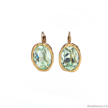 Серьги Celeste G, с кристаллом Swarovski, CS25.1-2088 мятный