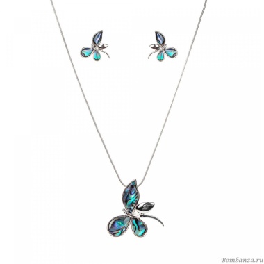 Комплект Shadore, Бабочки перламутр SAH-32897.18 G/S