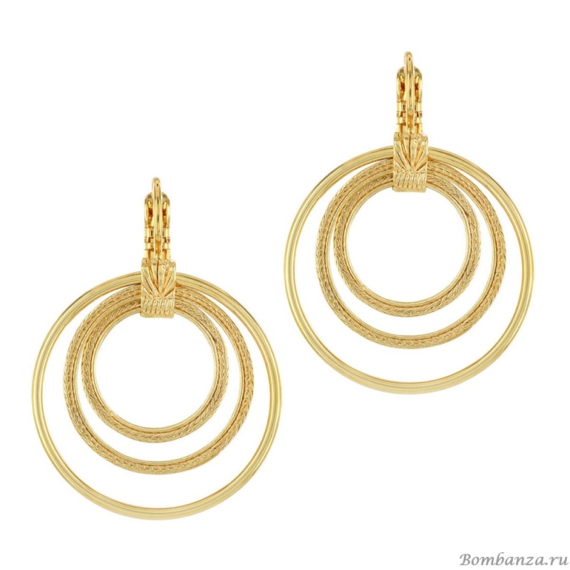 Серьги TARATATA, Swing, металл, TT-E23-11795-20D золотистый