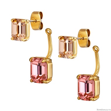 Серьги Dyrberg Kern, TETI SG LIGHT ROSE / PEACH, 460006 Серьги Dyrberg Kern, TETI SG LIGHT ROSE / PEACH, 460006