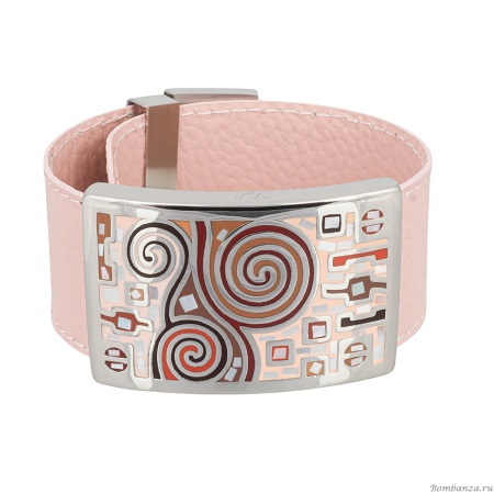 Браслет Fiore Luna, на кожаном розовом ремешке, CB01319-15 R/S Браслет Fiore Luna, на кожаном розовом ремешке, CB01319-15 R/S