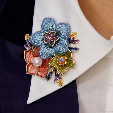 Брошь Shadore, Букет