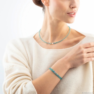 Колье Coeur de Lion, Turquoise, 4464/10-0600 Колье Coeur de Lion, Turquoise, 4464/10-0600