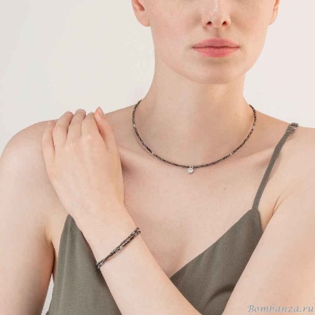 Колье Coeur de Lion, Grey 5033/10-1200 Колье Coeur de Lion, Grey 5033/10-1200. Германия