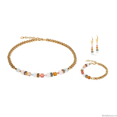 Серьги Coeur de Lion, Multicolour Sunset, 3021/21-1546 Серьги Coeur de Lion, Multicolour Sunset, 3021/21-1546