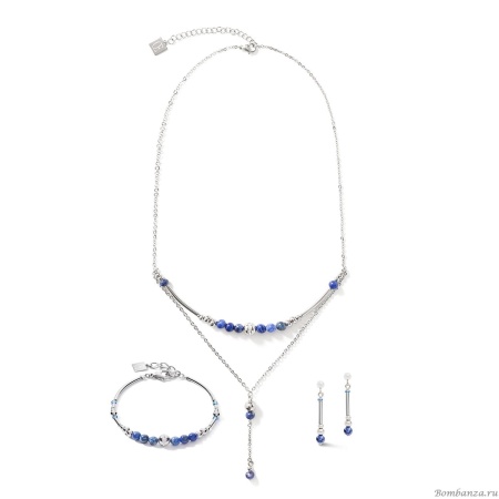 Серьги Coeur de Lion, Blue 5048/21-0700. Германия