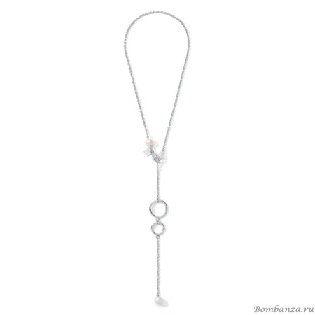 Колье Coeur de Lion, Y Chain & Ring White-Silver 1103/10-1417. Германия