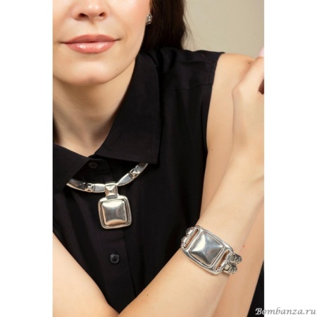 Браслет Ciclon, Metal Kubik, металл, CN-243104-00 серебристый, 24,5