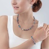 Колье Coeur de Lion, Turquoise-Purple 2839/10-0608 Колье Coeur de Lion, Turquoise-Purple 2839/10-0608. Германия