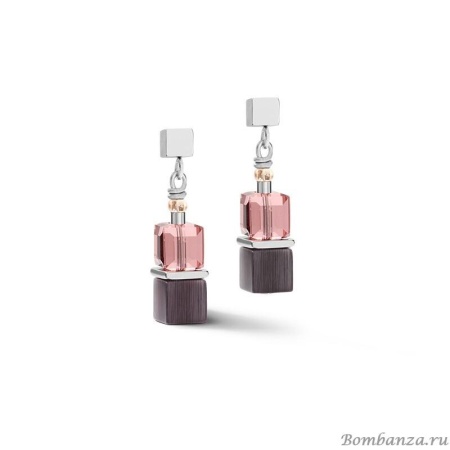 Серьги Coeur de Lion, Blue-Turquoise-Peach 5022/21-0751. Германия