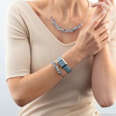 Часы Coeur de Lion, Light Blue-Silver, 7670/71-0741