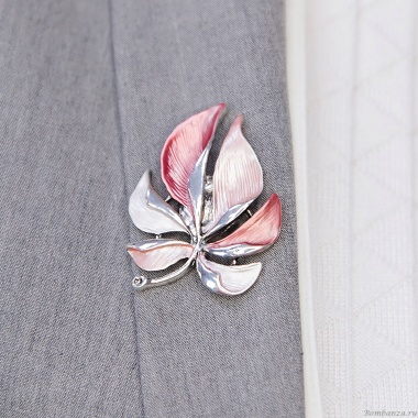 Брошь Shadore, Лист резной